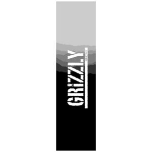 grizzly range stamp griptape zwart grijs 9 0