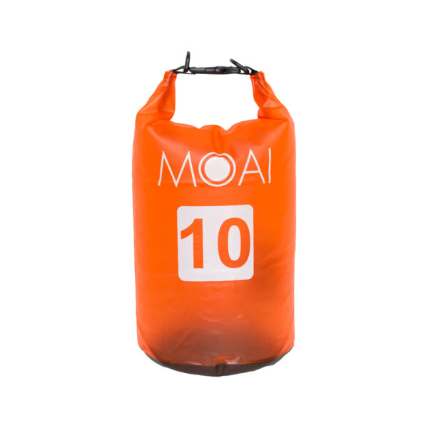 moai waterdichte tas 10 liter oranje
