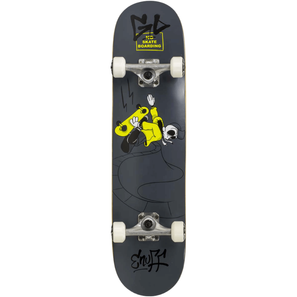 enuff skull skateboard grey