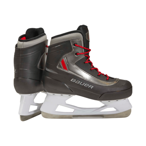 bauer expedition red ice skate senior