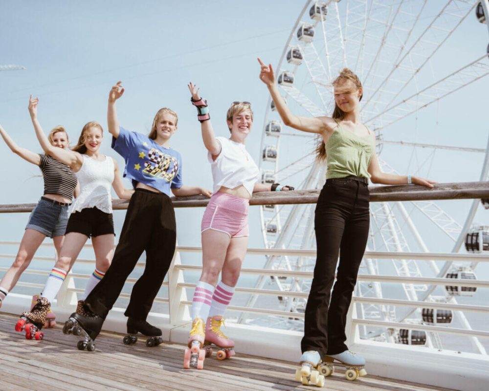 rolschaatsen weer populair